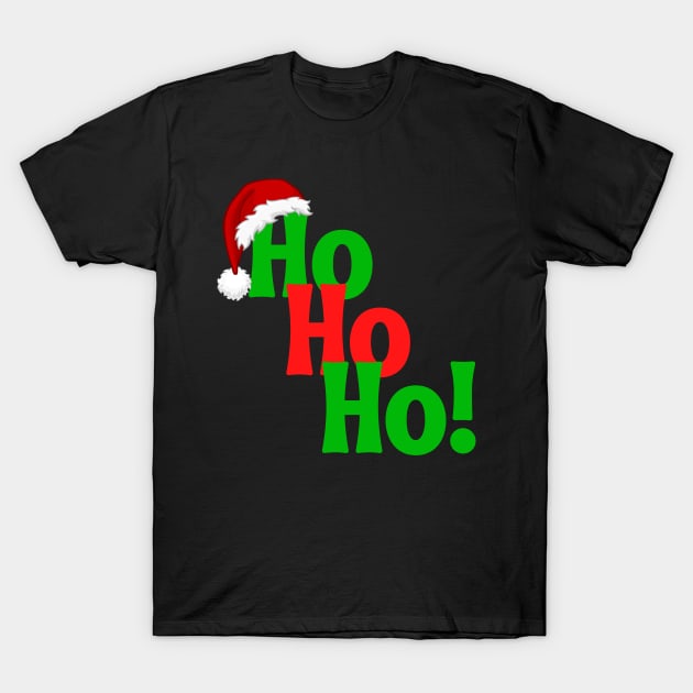 Ho, Ho, Ho - Christmas T-Shirt by E.S. Creative